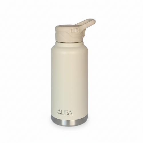 AURA Insulated Water Bottle With Straw | 1L