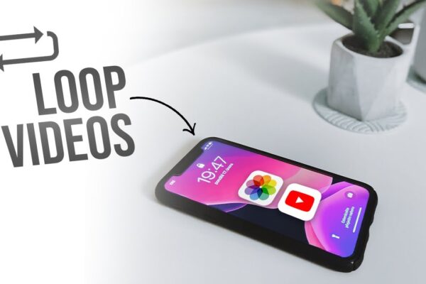 how to loop a video on iphone